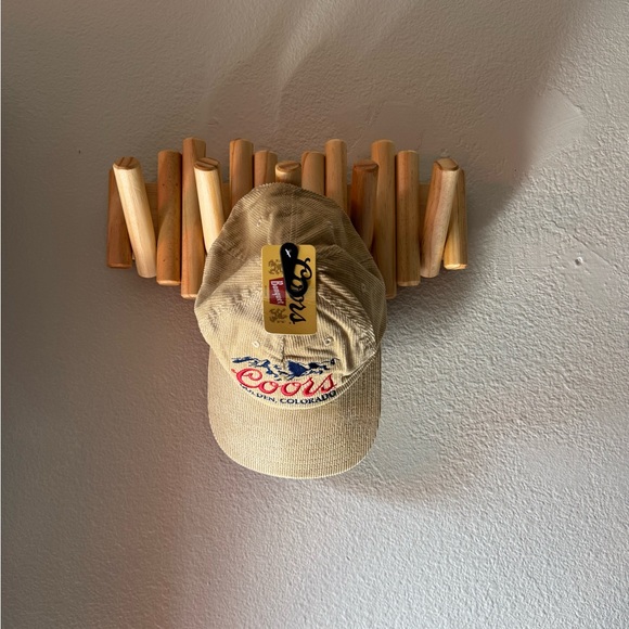 Coors Beige Corduroy Cap with Embroidery - Picture 1 of 5